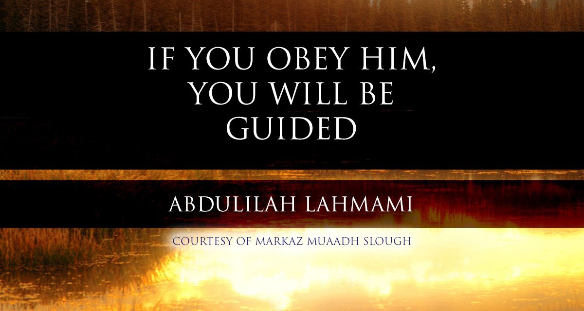 If you Obey Him, you will be Guided – Shaykh Rabee’ | Abdulilah Lahmami