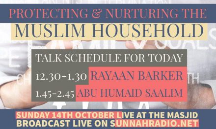 Protecting and Nurturing the Muslim Household – Abu Humayd Saalim